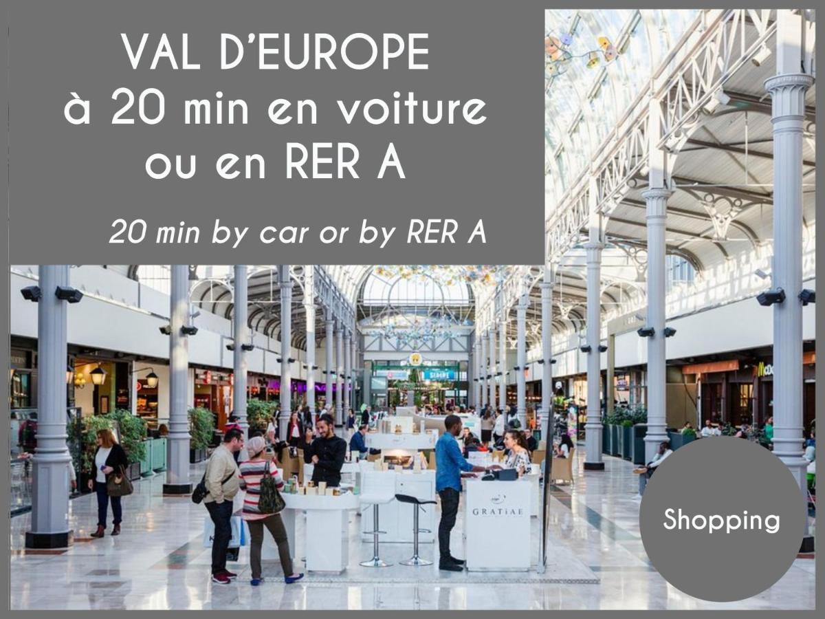 Cosy Case Between Disney And Paris Champs-Sur-Marne Extérieur photo